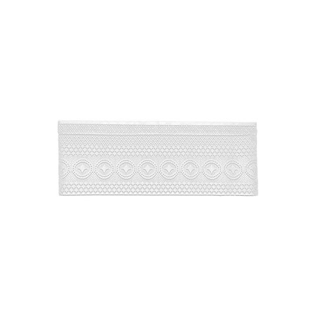Back2Basics 48 x 16 in. Eureka Valance, White BA2585605